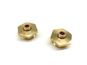 Ruby nozzle wire guide for wire cutting edm machine